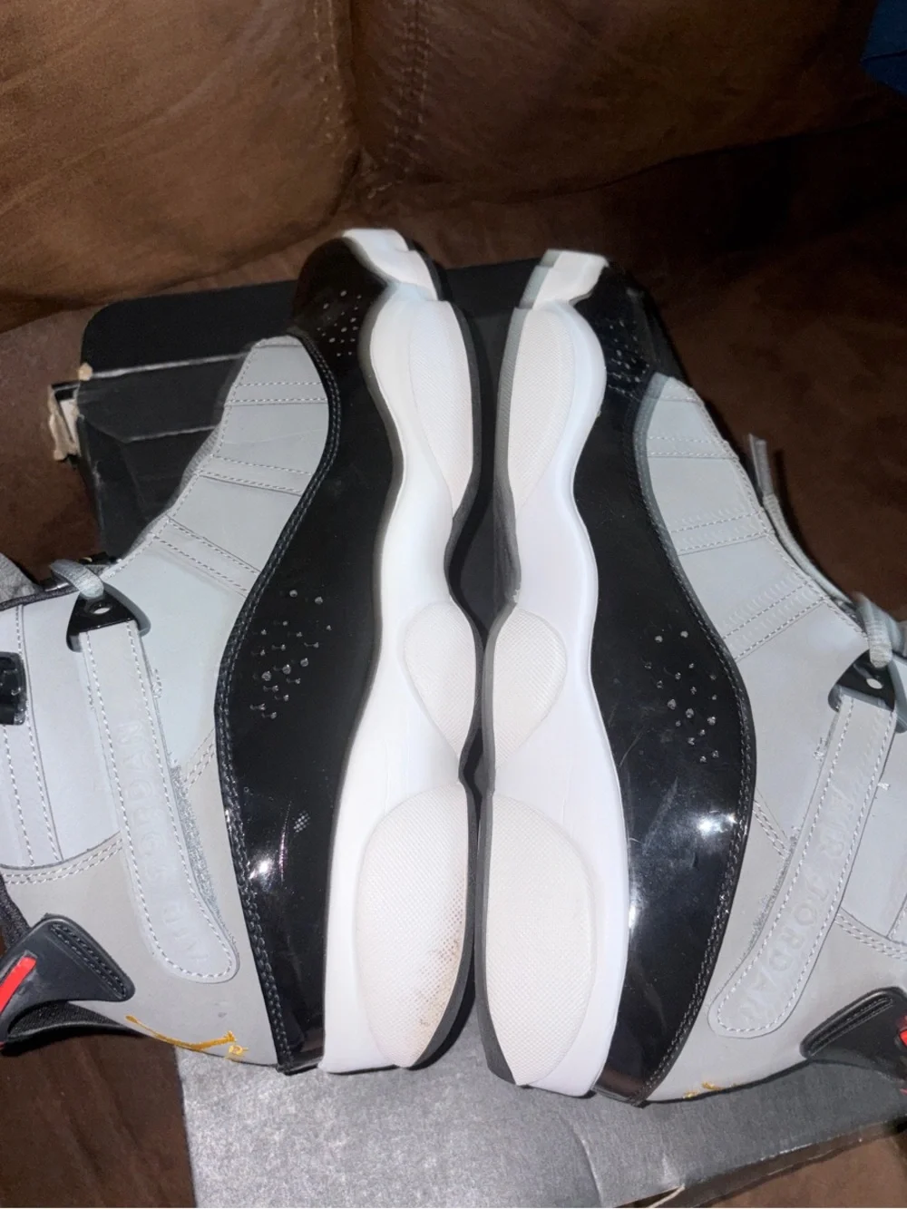 Size 13 - Jordan 6 Rings Graphite ' Grey and Black Sneakers